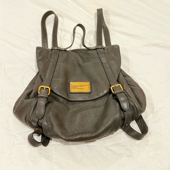 Marc by Marc Jacobs Classic Q Backpack- in Grey - Picture 13 of 15